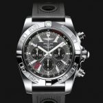 Breitling Chronomat GMT Knockoff Watches With Black Rubber Straps Of Top Quality