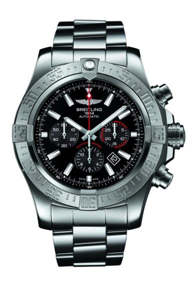 Strong Breitling Super Avenger 01 Fake Watches With Black Dials Of Tough Styles