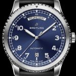 Delicate Blue Dials Breitling Navitimer Automatic Day & Date Fake Watches For Gentlemen