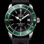 Breitling Superocean Heritage Fake Watches With Green Bezels For Young Men