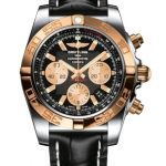 Noble And Decent Breitling Chronomat Watches Imitation With Delicate Black Dials